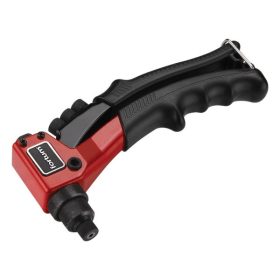   popszegecshúzó fogó, egykezes, ALU, réz, acél, INOX szegecsekhez; 2,4-3,2-4,0-4,8mm, 200mm, CrVMo fej FORTUM