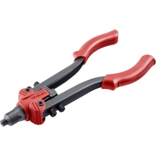 szegecsanya-, szegecscsavar- és popszegecshúzó fogó, 3az1ben, kétkaros; 325mm, CrVMo fej, FORTUM