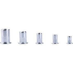   szegecsanya klt. 40 db, M3-M8, POP-NUT, horganyzott acél, kerek, nyitott, lapos peremű, rovátkolt FORTUM