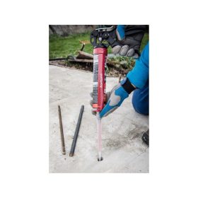   kinyomópisztoly; fém, 225mm, 360°-ban körbeforgatható acél bölcső tubustartóval, állítható lökethossz+túlfolyás gátló