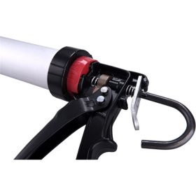   kinyomópisztoly, fém; 225mm, 310 ml-es tartály, 360°-ban körbeforgatható ALU tubustartóval