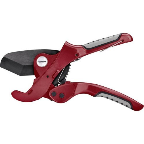 műanyagcső vágóolló, max.: 42mm, (PPR, PP, PE, PEX, PB, PVDF csövekhez), ALU test, teflon bevonatú, háromszög penge