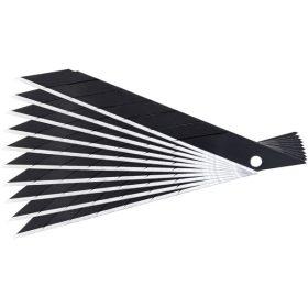   pótpenge 10 db, fekete, tripla vágóéllel; 9×100×0,7mm, SK2 acél, HRC > 67, lézeres élezés