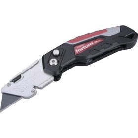   PVC vágókés, 4 db pengével, összehajtható ALU nyél, penge gyorscsere