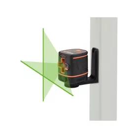   automatikus lézeres vízszintező, ZÖLD, 1H1V, Li-ion akku 3,7V 1400mAh, pontosság: 0,3mm/1m, 1/4" menet