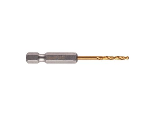 MILWAUKEE Csigafúró 2,5 x 62/19 mm HSS-G TiN, Red HEX - Shockwave™ (2 db)