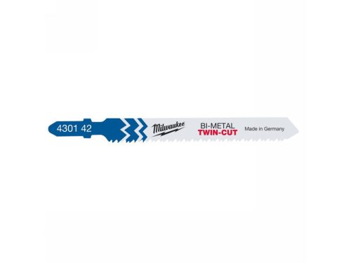 MILWAUKEE Dekopírfűrészlap T123 x F 91/2,5/1,8 mm bimetál (5 db)