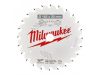 MILWAUKEE Fűrésztárcsa fához 165 x 20 x 2,2 mm / 24T ATB