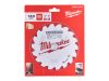 MILWAUKEE Fűrésztárcsa fához 140 x 20 x 1,6 mm / 18T ATB
