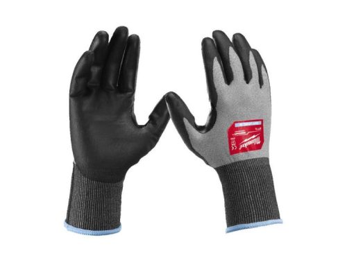 MILWAUKEE Munkavédelmi kesztyű vágásbiztos PU mártott 2/B - L/9 Hi-Dex