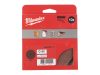 MILWAUKEE Tépőzáras csiszolólap STD 125 mm / P60 8 lyukas (10 db)