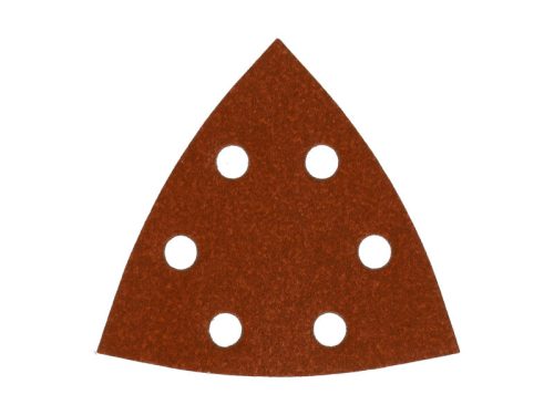MILWAUKEE Tépőzáras delta csiszolólap STD 93 x 93 mm / P80 6 lyukas (10 db)