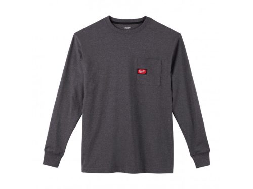 MILWAUKEE Hosszú ujjú póló szürke WTLSG-L WORKSKIN™