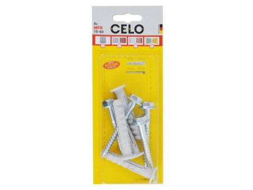 CELO Műanyag dübel MFR 10-60 FB SSKS (4 db)