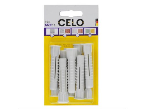 CELO MZK univerzális galléros műanyag dübel 10 x 60 (10 db)