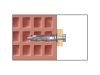 CELO FX 12 univerzális nylon dübel + 8 x 80 hatlapfejű csavar (2 db)
