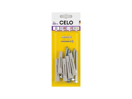 CELO Univerzális Galléros műanyag dübel csavarral MZ 12 (5 db)