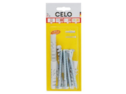 CELO Szárnyas dübel F 12+SKS 8x80 (5 db)