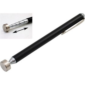   mágneses felszedő, teleszkópos, toll típusú, 135-600 mm, max. emelési kapacitás: 2,5kg, fekete