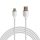 Adatkábel - Type-C / USB-A - fehér - 1 m - 2.4A - 12 W