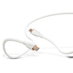 Adatkábel - Type-C / Type-C - fehér - 1 m - 3 A - 60 W