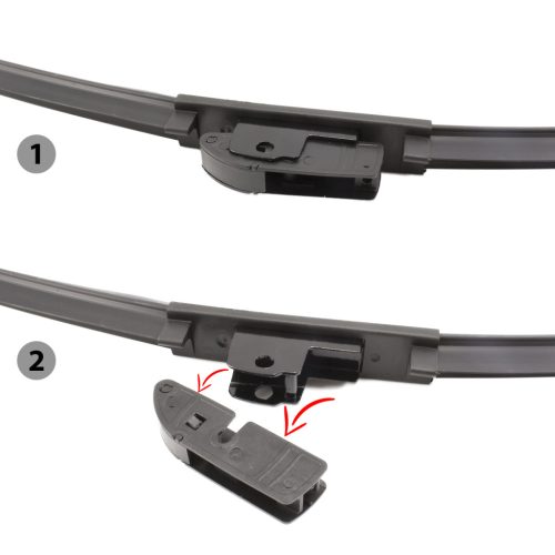 Ablaktörlő 18"/45 cm - 10 db adapterrel