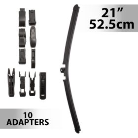 Ablaktörlő 21"/52,5 cm - 10 db adapterrel