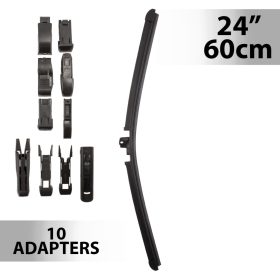Ablaktörlő 24"/60 cm - 10 db adapterrel