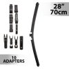Ablaktörlő 28"/70 cm - 10 db adapterrel