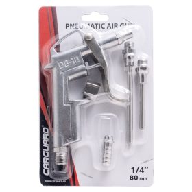   Légfúvó pisztoly - pneumatikkus - cserélhető fúvókákkal - 16/50/80 mm - 1/4"