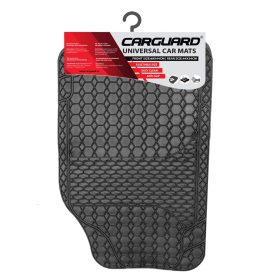   Univerzális autós gumiszőnyeg szett - 68 x 44 cm, 44 x 34 cm - PVC - fekete