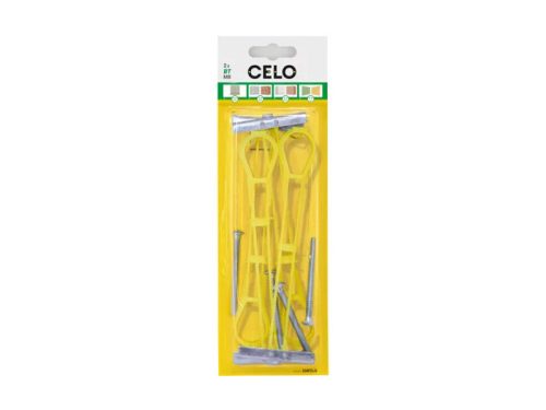 CELO BTL nagy teherbírású T elem gipszkartonhoz + M5 x 62 metrikus csavar (4 db)