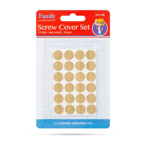 Csavartakaró szett - 13 mm - tölgy - 24 db / csomag