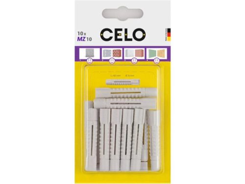 CELO MZ univerzális műanyag dübel 6 x 40 (10 db)