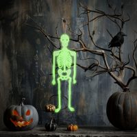 Halloweeni foszforeszkáló dekorációk