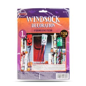   Halloween-i szélzsák dekoráció - Frankenstein - zöld - 122 cm