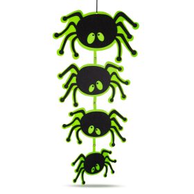   Halloween-i dekoráció - pók - akasztható - filc - 63 x 32 cm