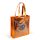Halloween-i ajándéktáska - pók - 30 x 33 cm - narancssárga