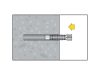 CELO MZK univerzális galléros műanyag dübel 6 x 30 + 4,5 x 40 facsavar (20 db)