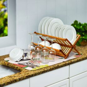   Mikroszálas edényszárító alátét - 38 x 51 cm - déligyümölcs mintás