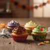 Muffin papír szett - halloween - 100 db / csomag