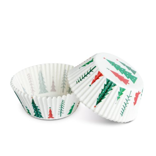 Muffin papír szett - karácsonyi - 100 db / csomag