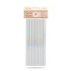 Papír szívószál - irizáló - 197 x 6 mm - 25 db / csomag