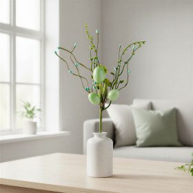 Húsvéti tojásfa ág - zöld - 28 x 16 cm