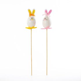 Húsvéti dekoráció - nyuszi, filc - 33 cm - 2 db