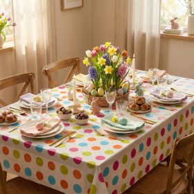 Húsvéti asztalterítő - flannel - 132 x 178 cm