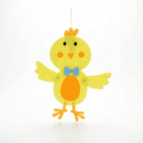 Húsvéti függő dekoráció - csibe, filc 