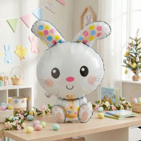 Húsvéti lufi - nyuszi - alumínium fólia - 78 cm