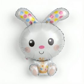 Húsvéti lufi - nyuszi - alumínium fólia - 78 cm