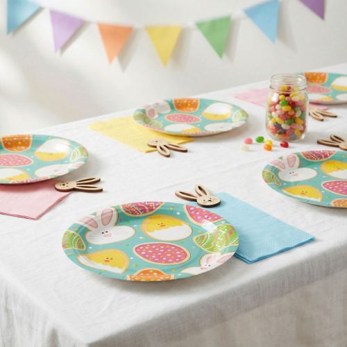 Húsvéti papírtányér - 23 cm - 8 db / csomag